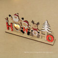 Christmas laser engraving wooden DIY assembled luminous letter card Christmas decoration supplies luminous ornaments